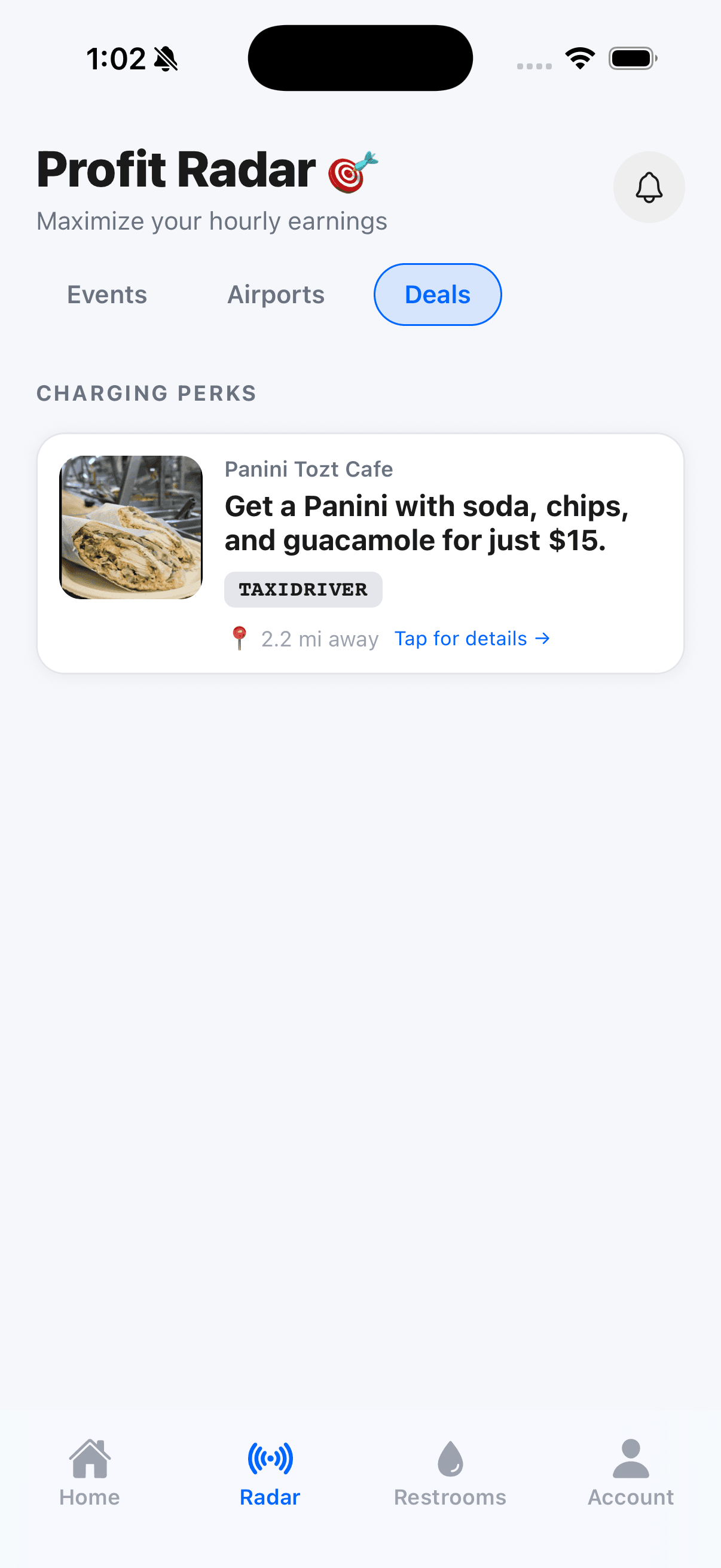 Exclusive Driver Deals