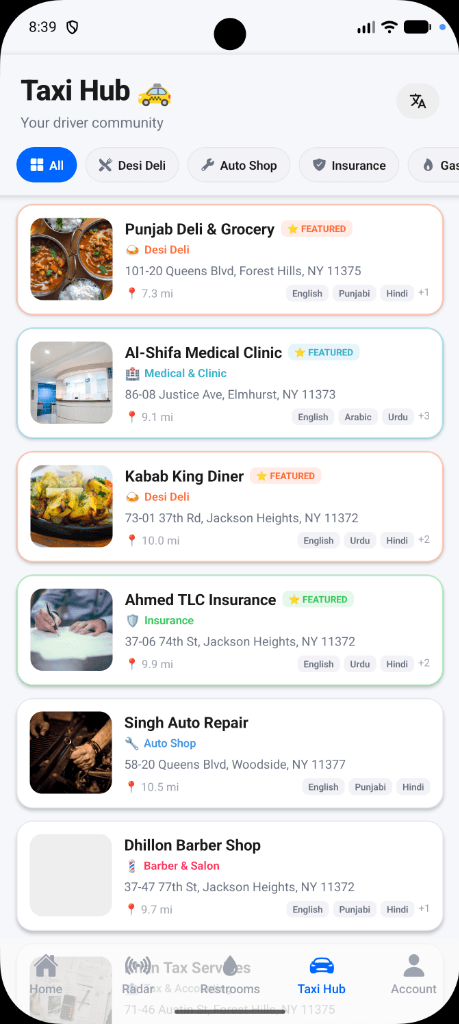 TLC Rideshare Hubs Finder